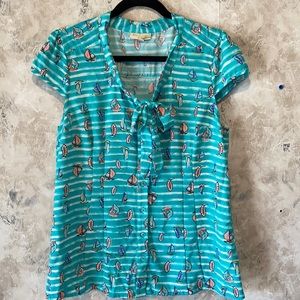 ModCloth Retro Sailboat Shirt